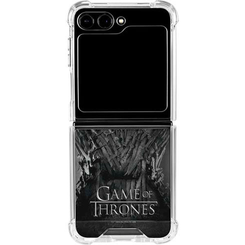 Game of Thrones: The Iron Throne Galaxy Z Flip6 Clear Case